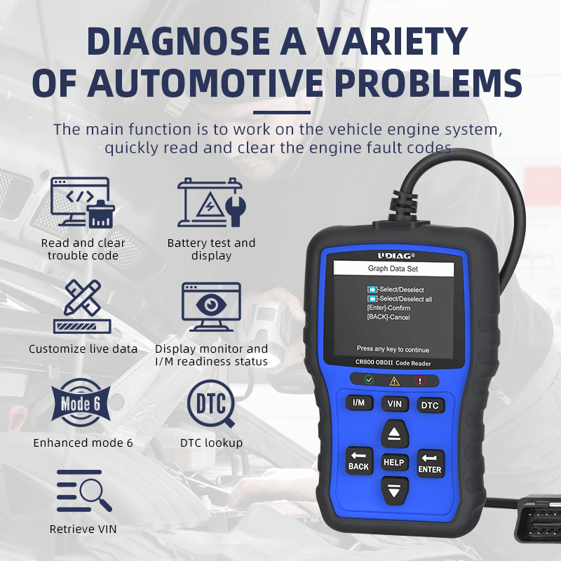 CR800 Entry-Level OBDII Code Reader