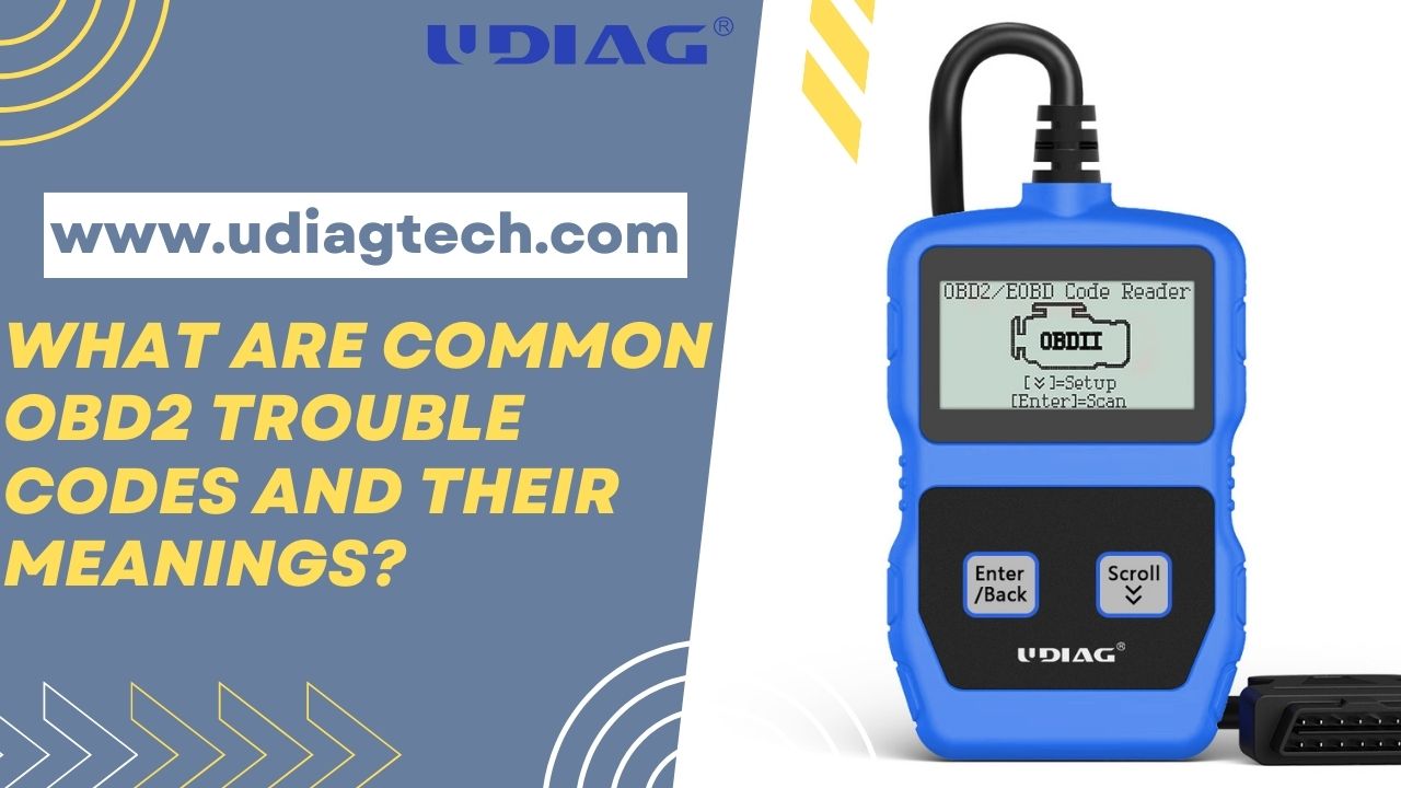 What are common OBD2 trouble codes and their meanings?