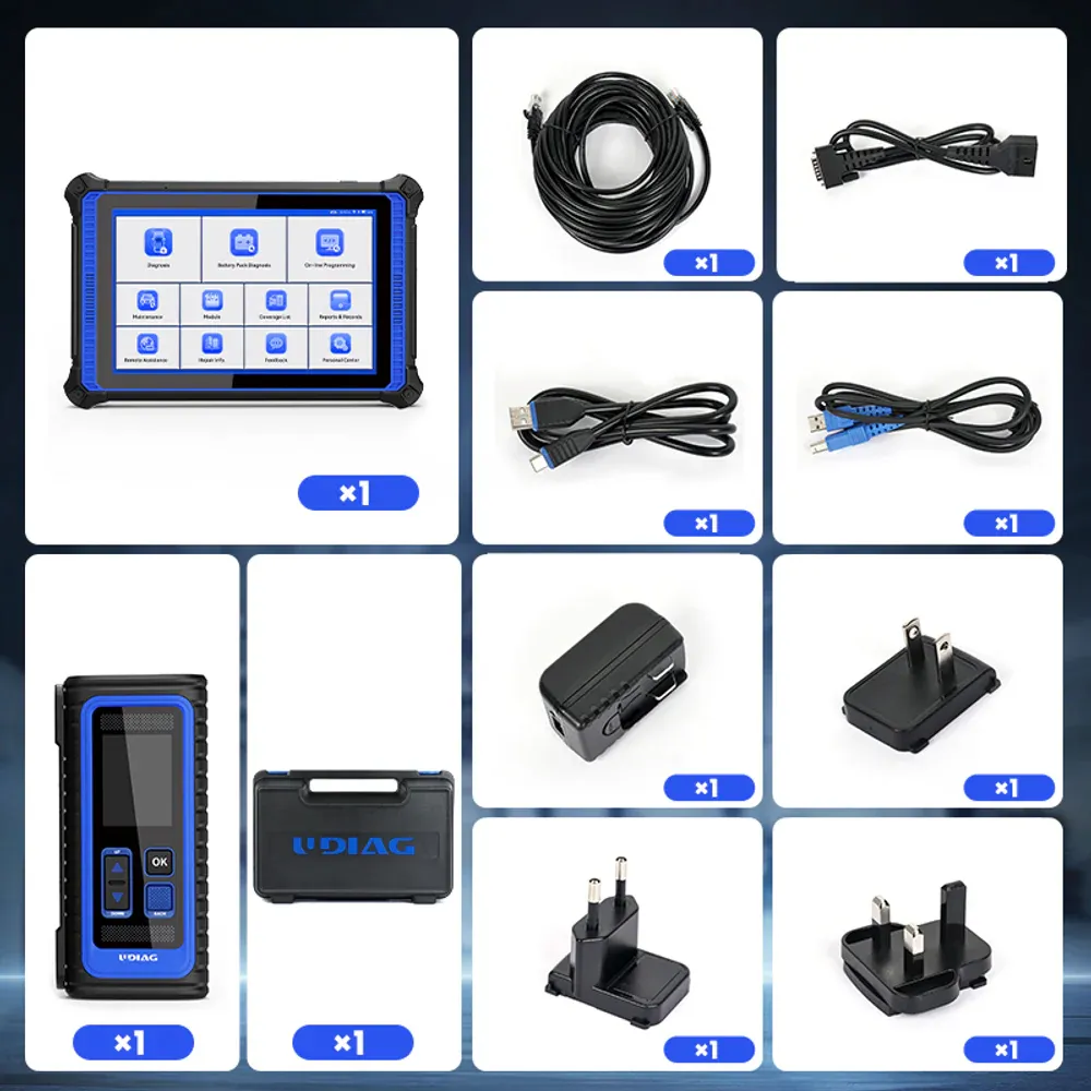 UDIAG X-95 PRO OE-Level Full System Diagnostic Tool Accessories