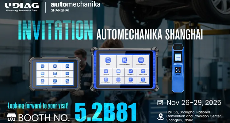 UDIAG to Exhibit at Automechanika Shanghai 2025