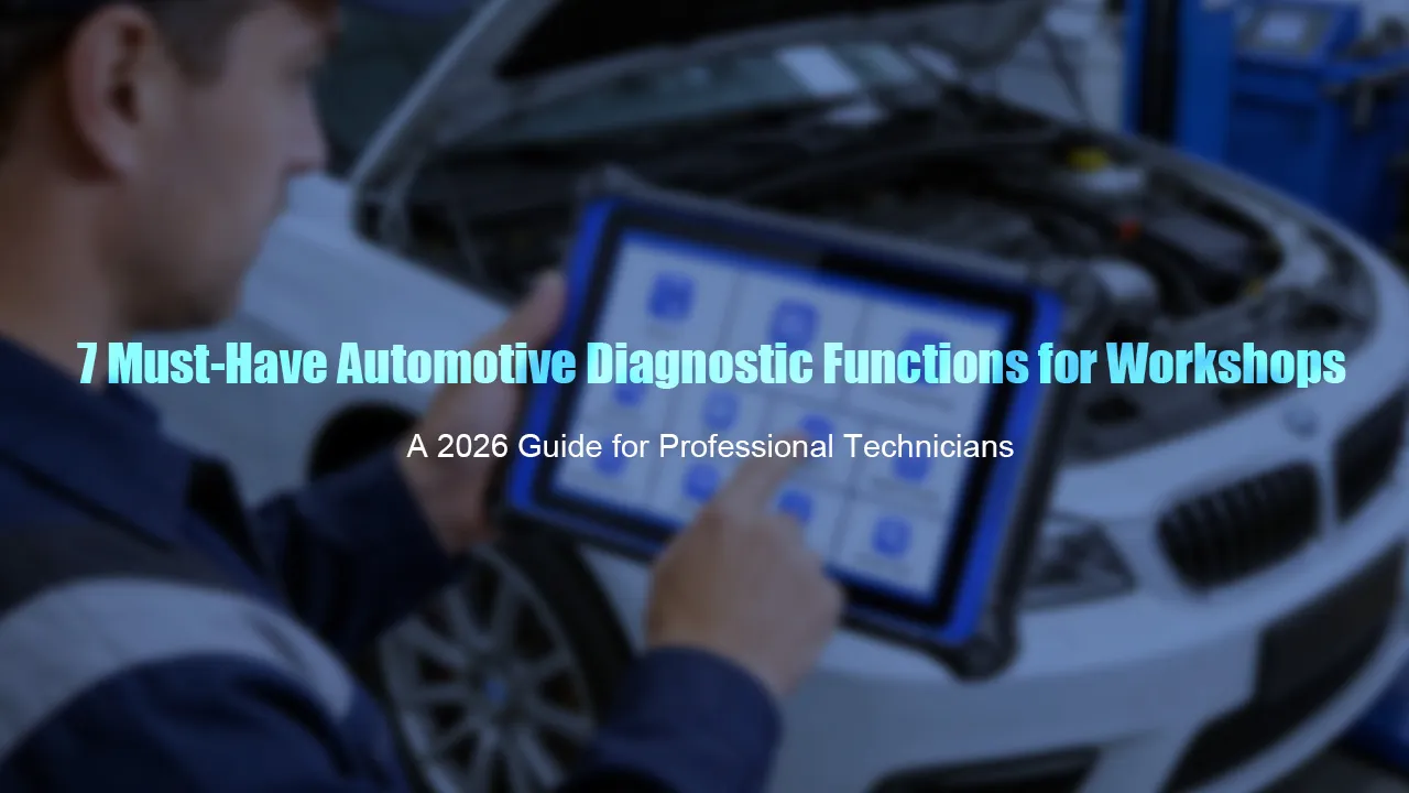 7 Essential Automotive Diagnostic Functions Every Modern Workshop Needs in 2026
